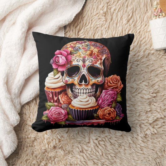 死の日 クッション (ブランケット)