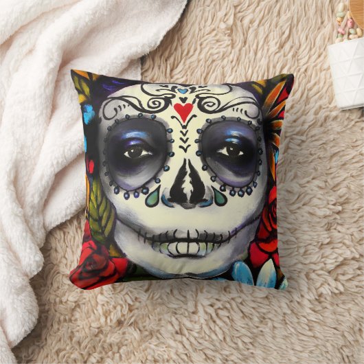 死の日 クッション (ブランケット)