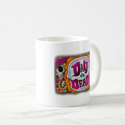 死の日 コーヒーマグカップ (正面右)