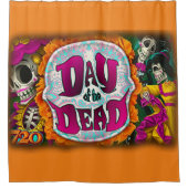 死の日 シャワーカーテン (正面)