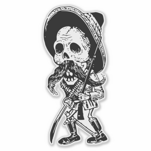 死の日 シール (正面)