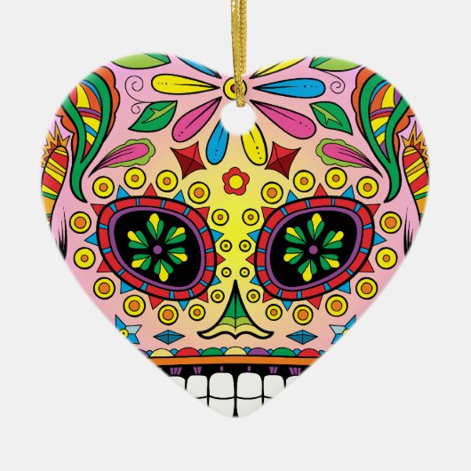 死の日 セラミックオーナメント (正面)