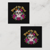 死の日:ディ祝ア・デ・ロス・ミュートス スクエア名刺 (正面/裏面)