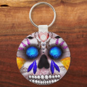 死の日 – デスマスク キーホルダー (正面)