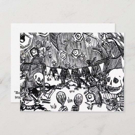 死の日 ポストカード (正面/裏面)