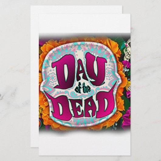 死の日 便箋 (正面/裏面)