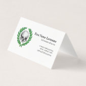 死の月桂樹 名刺 (正面)