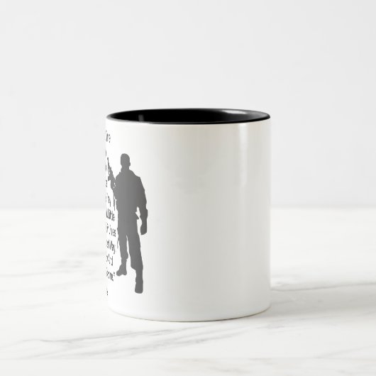 死の歌を歌ってヒーローのように死ぬ# ツートーンマグカップ (中央)