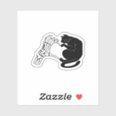 死の猫が我々をするまでクラシック シール (シート)