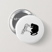 死の猫が我々をするまでクラシック 缶バッジ (正面&裏面)