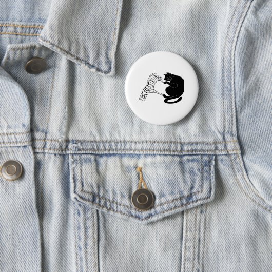 死の猫が我々をするまでクラシック 缶バッジ (インサイチュ)