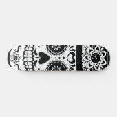 死の砂糖スカル スケートボード (横)