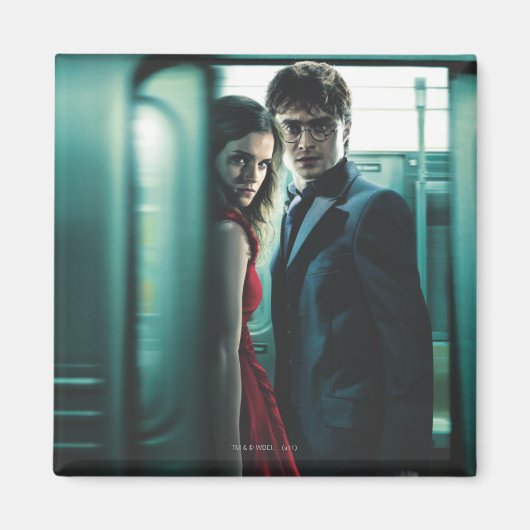 死の秘宝 – ハリーとハーマイオニー マグネット (正面)