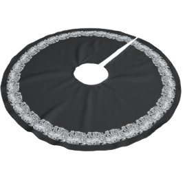 死の舞踏の黒 ブラッシュドポリエステルツリースカート