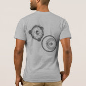 死の舞踏-スカルの司祭のTシャツ Tシャツ (裏面)