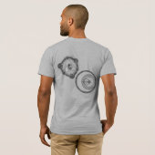 死の舞踏-スカルの司祭のTシャツ Tシャツ (裏面フル)