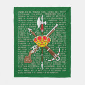 死の花婿 フリースブランケット (正面)