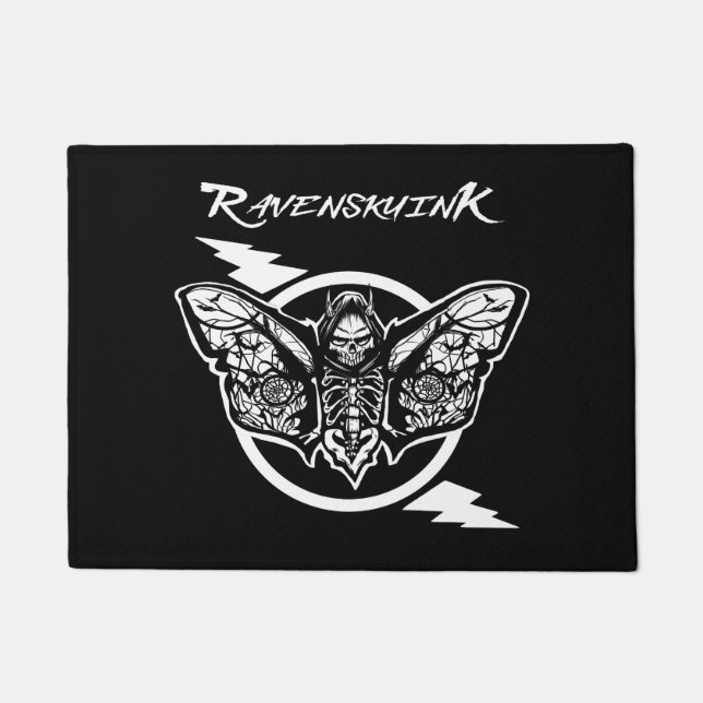 死の蛾 ドアマット (正面)