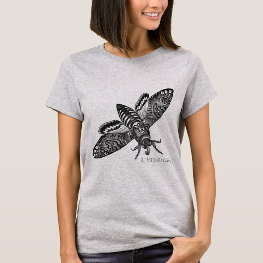 死の蛾 Tシャツ (正面)