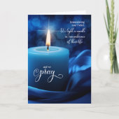 死の蝋燭の日を追悼する父 カード (正面)