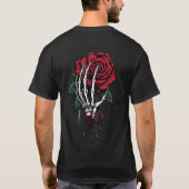 死の血染めのバラ Tシャツ (裏面)