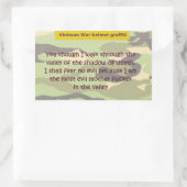 死の谷 長方形シール (バッグ)