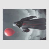 死の赤い喜び – デコページ –  薄葉紙 (正面)