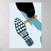 死の足跡 ポスター (正面)