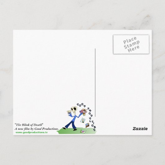 死の郵便はがきのきらめき ポストカード (裏面)