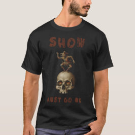 死の頭での道化師のジグ:大いなる滑稽劇 Tシャツ