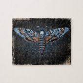 死の頭の蛾、別名スフィンクスのアトロポモス ジグソーパズル (横)