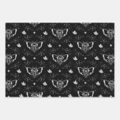 死の頭を持つハナガ ラッピングペーパーシート (正面2)