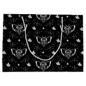 死の頭を持つハナガ ラージペーパーバッグ (裏面)