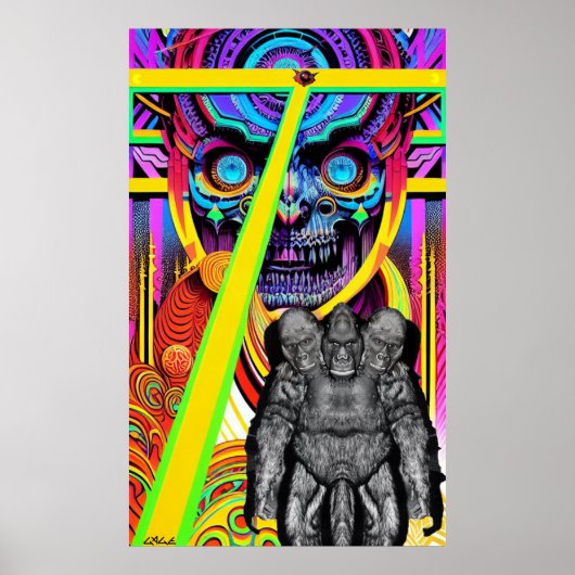 死の顔でも隠せない… ポスター (正面)