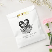 死の骸骨とバラまで愛結婚者 フェイバーバッグ (封をした状態)