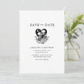 死の骸骨とバラまで愛結婚者 招待状 (スタンド正面)