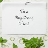 死の鷹の頭モノグラム キッチンタオル (折り畳み)