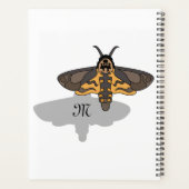 死の鷹の頭モノグラム プランナー手帳 (裏面)