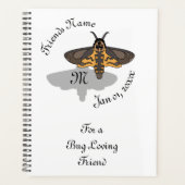 死の鷹の頭モノグラム プランナー手帳 (正面)