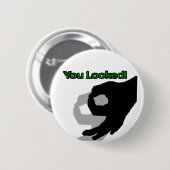 死の…はい古い学校の円 缶バッジ (正面&裏面)