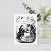 死のhathチャームの招待状の郵便はがき インビテーションポストカード (スタンド正面)