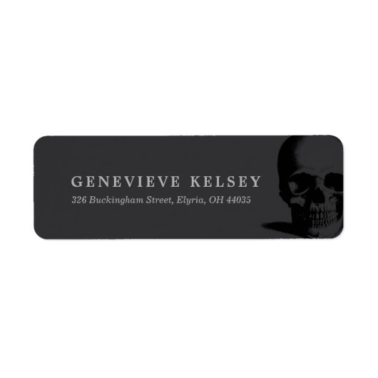 死はあなたの20のパーティー差出人住所ラベル ラベル (正面)