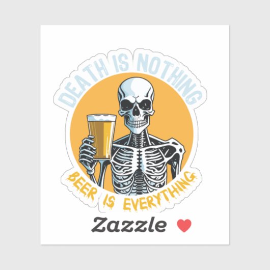 死は何でもないビールは夢想だ シール (シート)