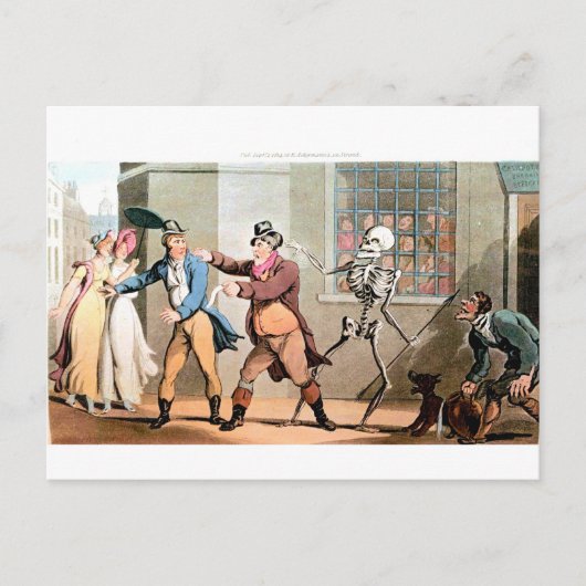 死は彼の正葉書を収める ポストカード (正面)