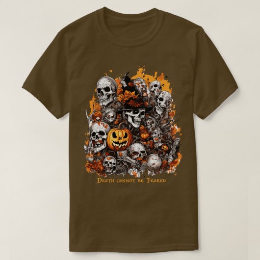 死は恐れられぬ Tシャツ (デザイン正面)