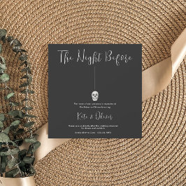 死は我々の一部のリハ結婚ーサルディナー 招待状