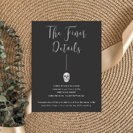 死は我々の一部結婚の詳細 エンクロージャーカード