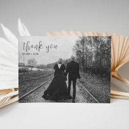 死は我々の結婚サンキューカード 招待状