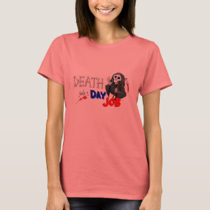 死は日の仕事の元の漫画のTシャツを見つけます Tシャツ