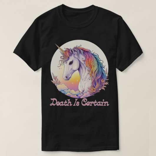 死は確実だ2 Tシャツ (デザイン正面)